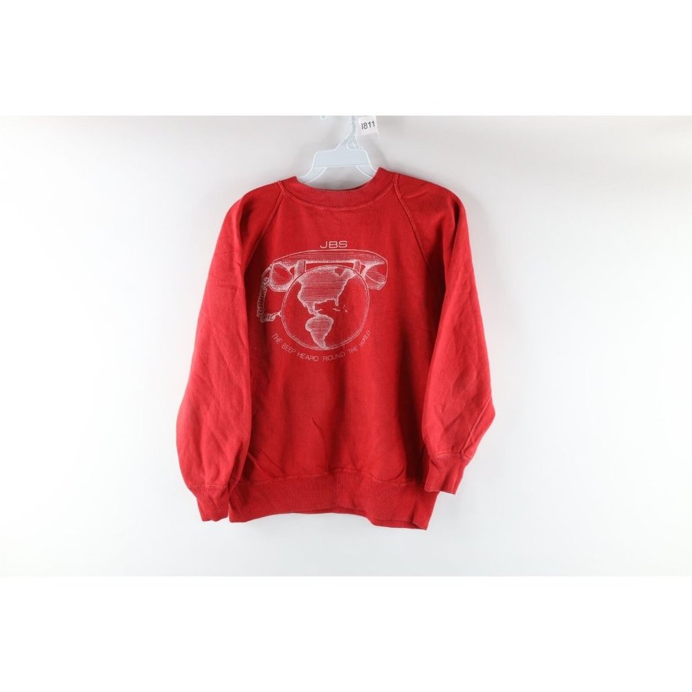 Vintage 60s Womens Large Faded The Beep Heard 'Round The World Space Sweatshirt